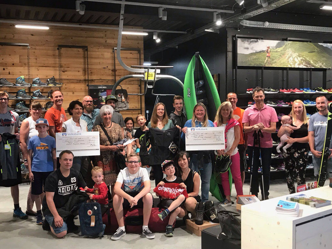 Tombolagewinner Die Gewinner der Tombola von Baumhauer Outdoorsport